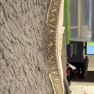 White House Black Market Gold Beaded Decor